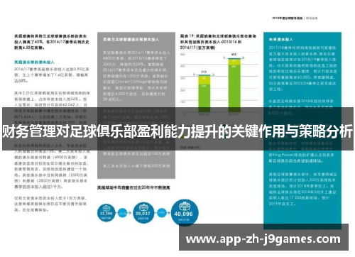 财务管理对足球俱乐部盈利能力提升的关键作用与策略分析 财务管理对足球俱乐部盈利能力提升的关键作用与策略分析